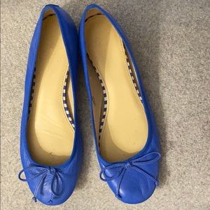 Cobalt blue ballet flats